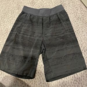 Grey lululemon athletic shorts